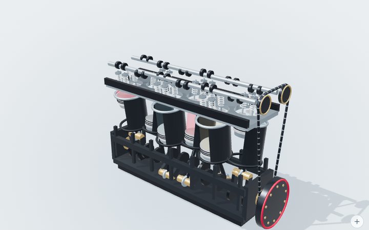 The Golf Mk5 R32 engine lab: a 3.2 VR6 cutaway with its pistons, rods and valvetrain exposed.